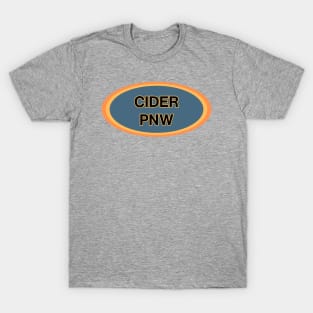 Cider Pacific Northwest! Retro Vintage Cloudy PNW Decal Style T-Shirt